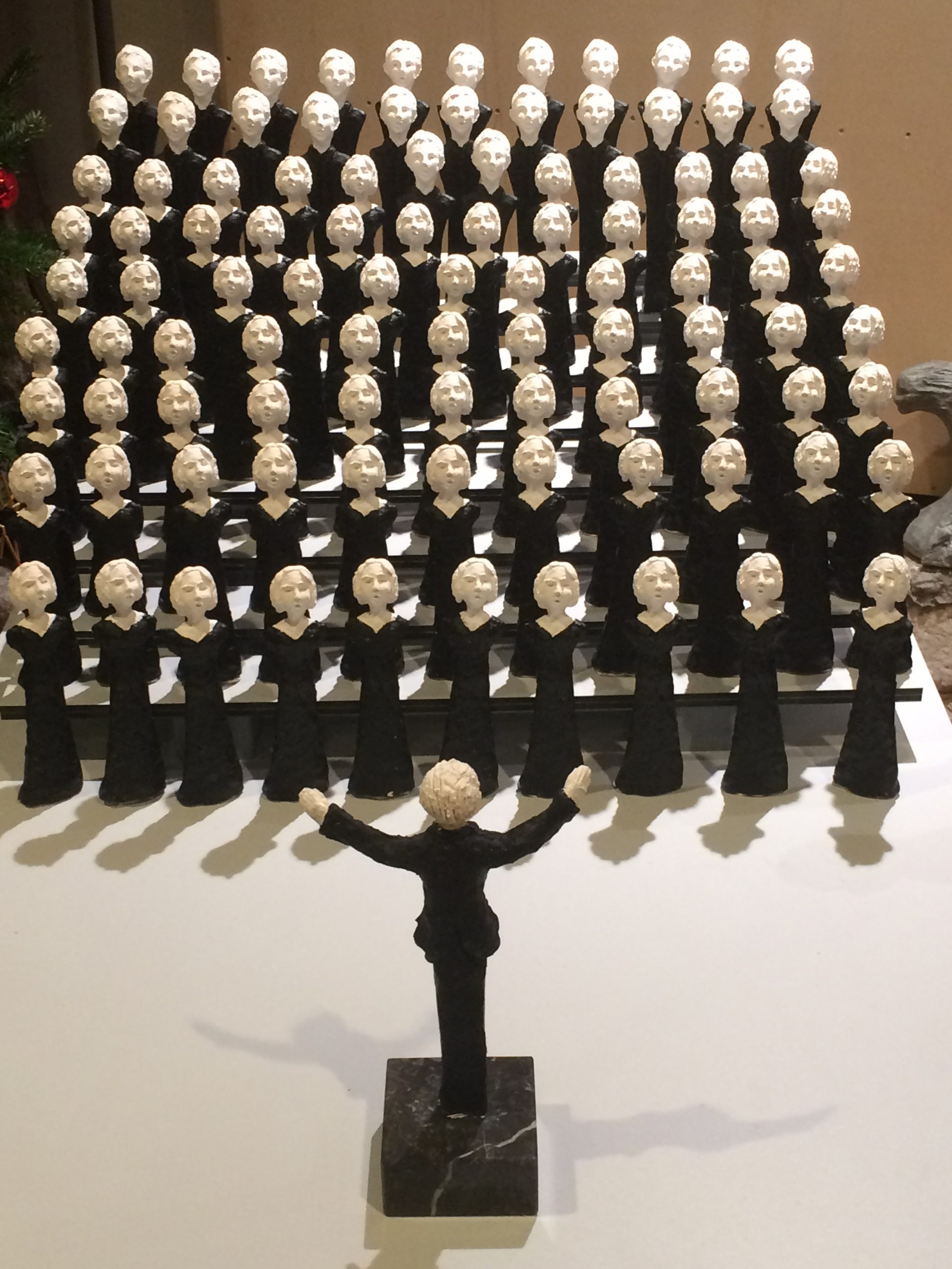 Skulptur Tanzendes Paar Bronze